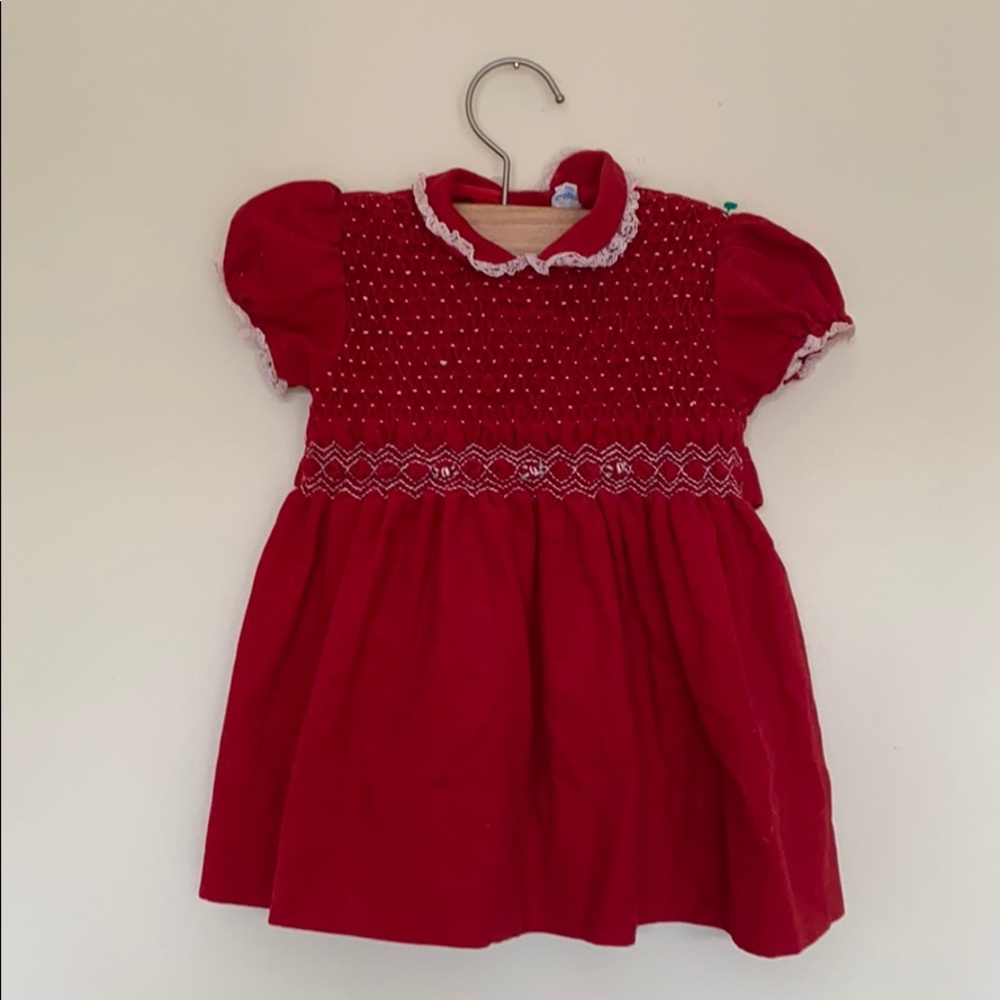 Red vintage dress